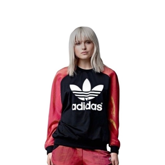 Adidas Originals Rita Ora Space Shifter Iridescent Holographic Crew Neck…